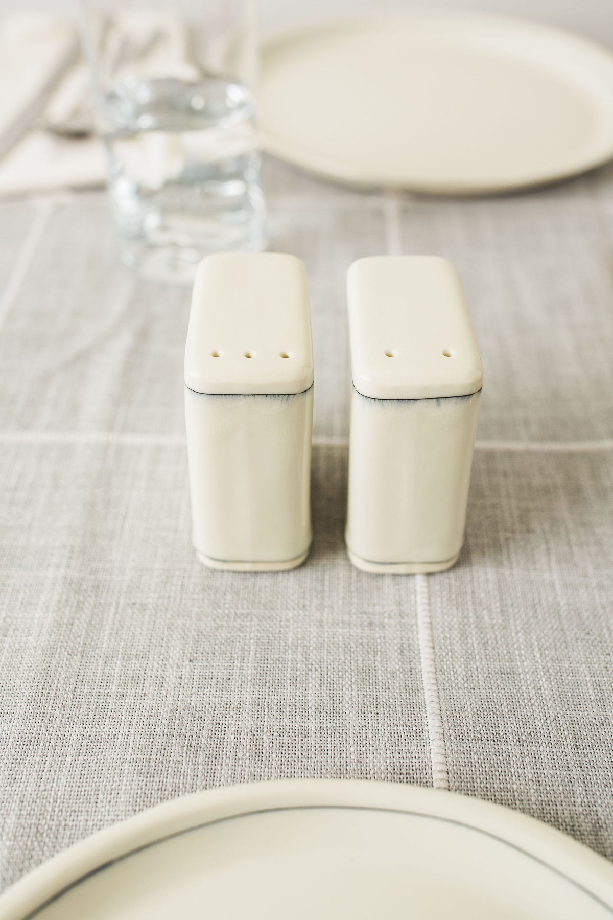 Simple Line Salt & Pepper Shakers