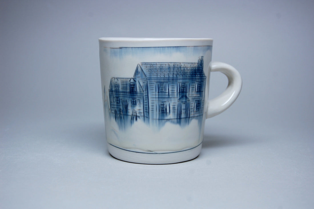 Custom Mugs of a Childhood Home