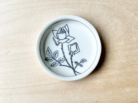 Rose Teeny Round Dish