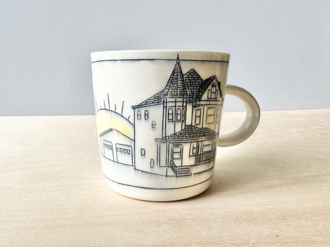 Home w/Sun & Bird Mug (16 oz)