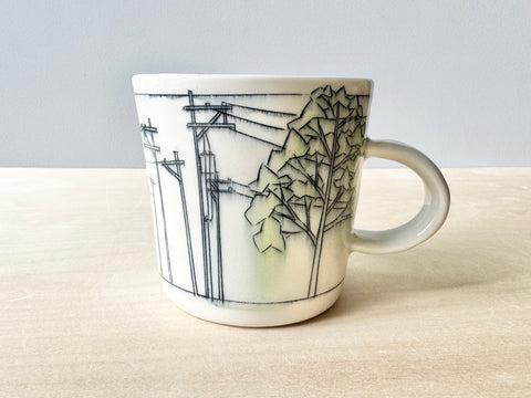 Trees & Powerlines Mug (16 oz)