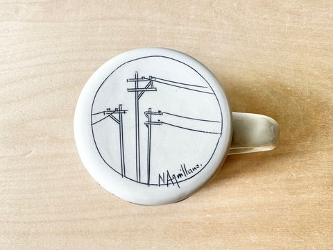 Trees & Powerlines Mug (16 oz)