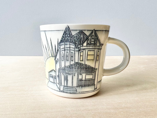 Home w/Sun & Laundry Mug (16 oz)