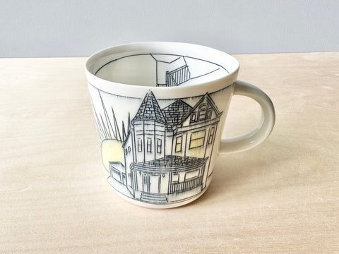Home w/Sun & Laundry Mug (16 oz)
