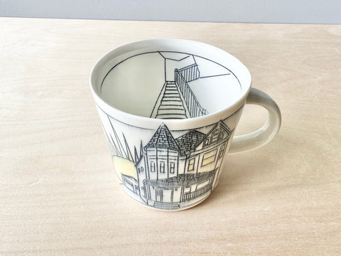Home w/Sun & Laundry Mug (16 oz)