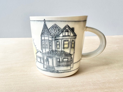 Home w/Sun & Garage Mug (16 oz)
