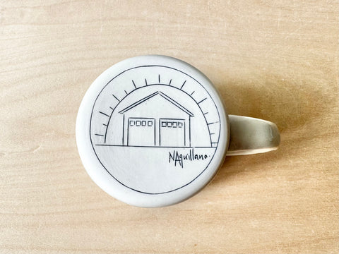 Home w/Sun & Garage Mug (16 oz)