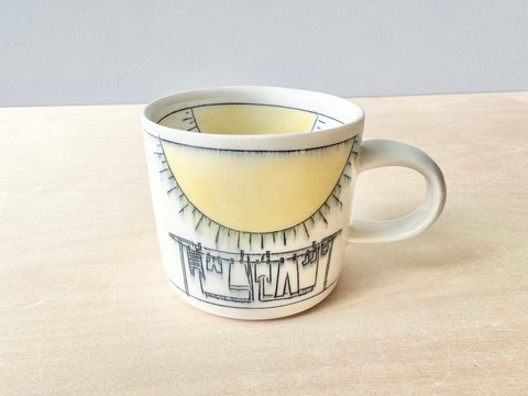 Clothesline, Sunshine, & Tree Swing Mug (8 oz)