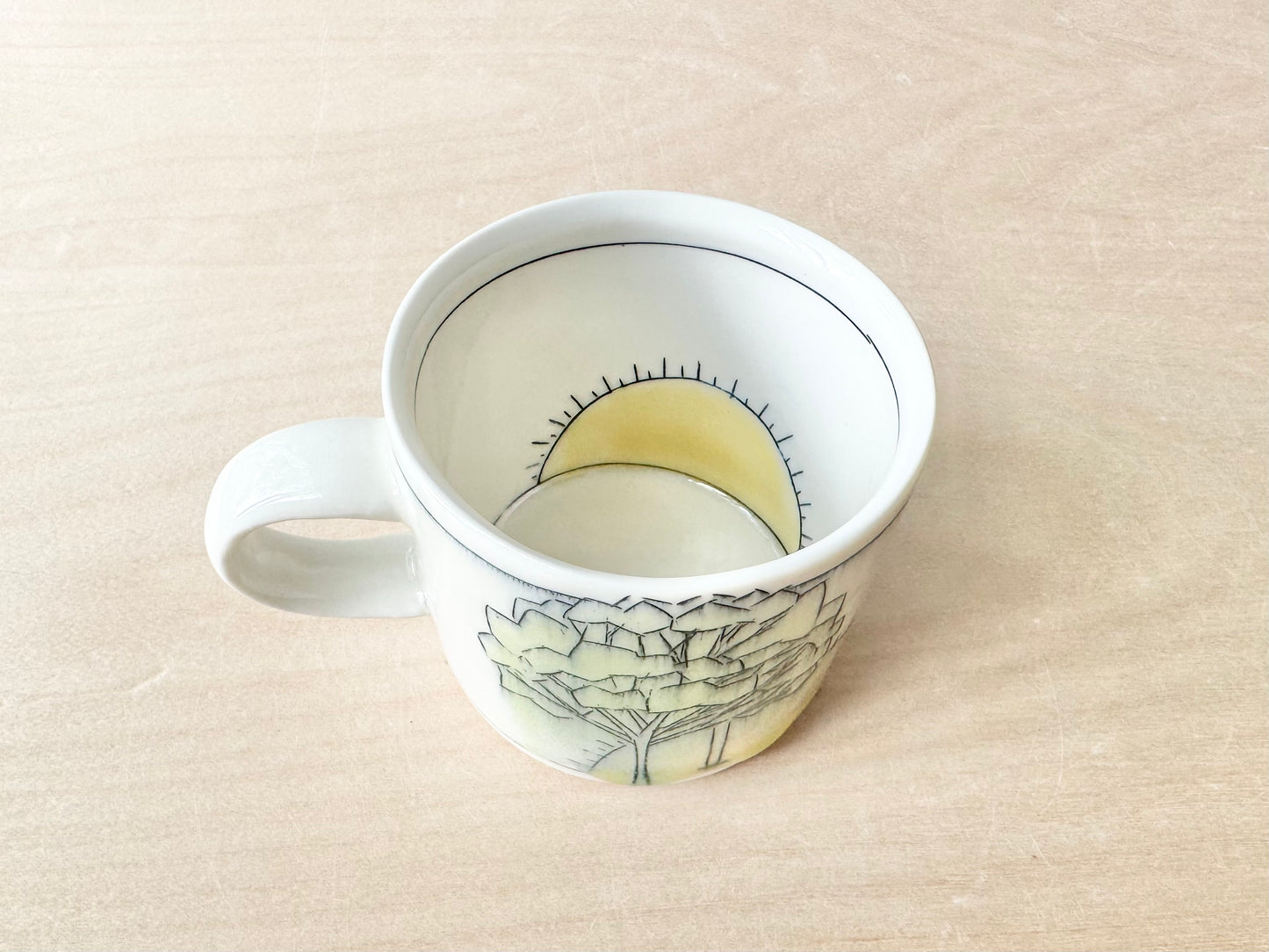 Clothesline, Sunshine, & Tree Swing Mug (8 oz)