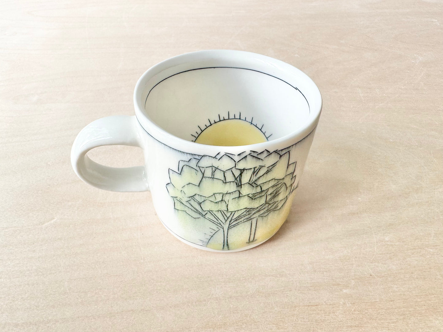 Clothesline, Sunshine, & Tree Swing Mug (8 oz)