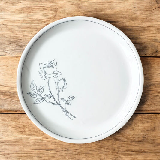 Rose Dinner Plate