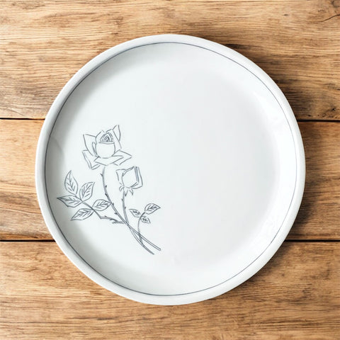 Rose Dinner Plate