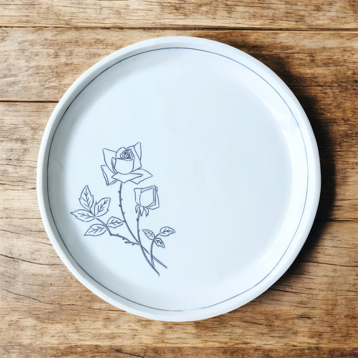 Rose Dinner Plate