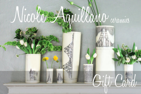 Nicole Aquillano Ceramics Gift Card