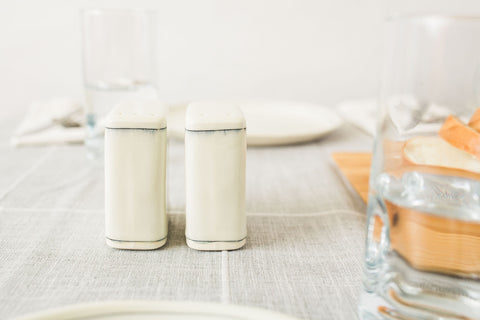 Simple Line Salt & Pepper Shakers